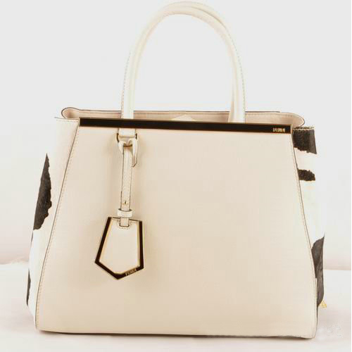 F2552M Fendi 2Jours Saffiiano crine pelle Borsa F2552M